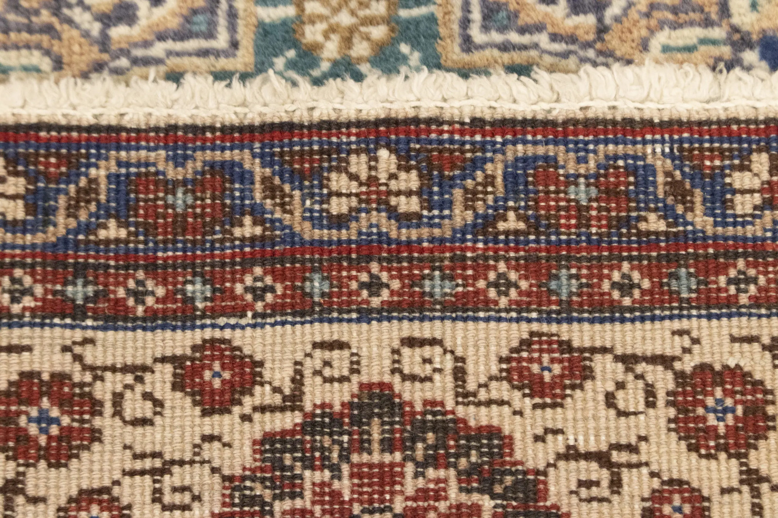 Semi-Antique Traditional Oriental Rug Muted Colors Floral Carpet 4’6X6’4 ft