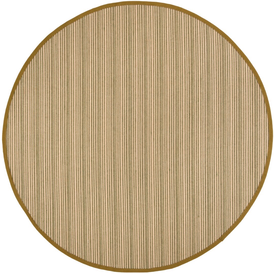 Safavieh Natural Fiber Sisal Multi / Green Area Rug 6′ x 6′ Round