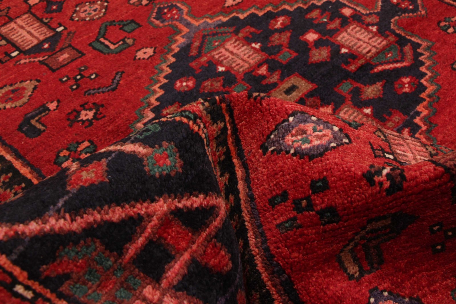 3’6″ x 10’1″ Vintage Hand-knotted Runner Rug Traditional Oriental Wool Carpet