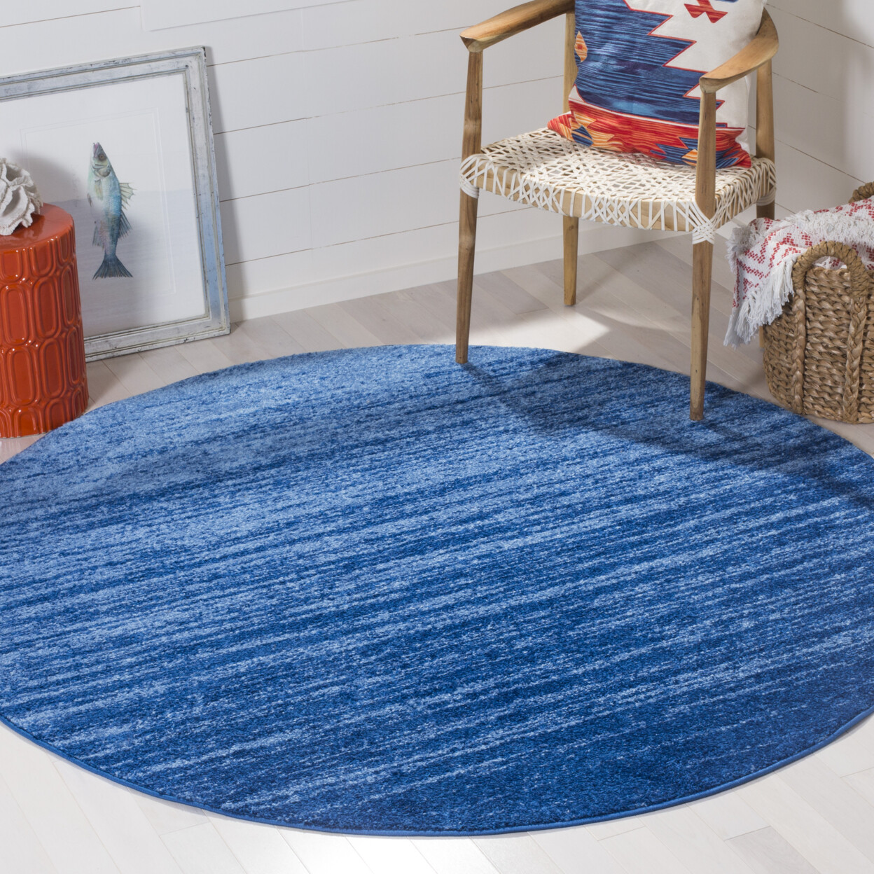 SAFAVIEH Adirondack ADR113F Light Blue / Dark Blue Rug