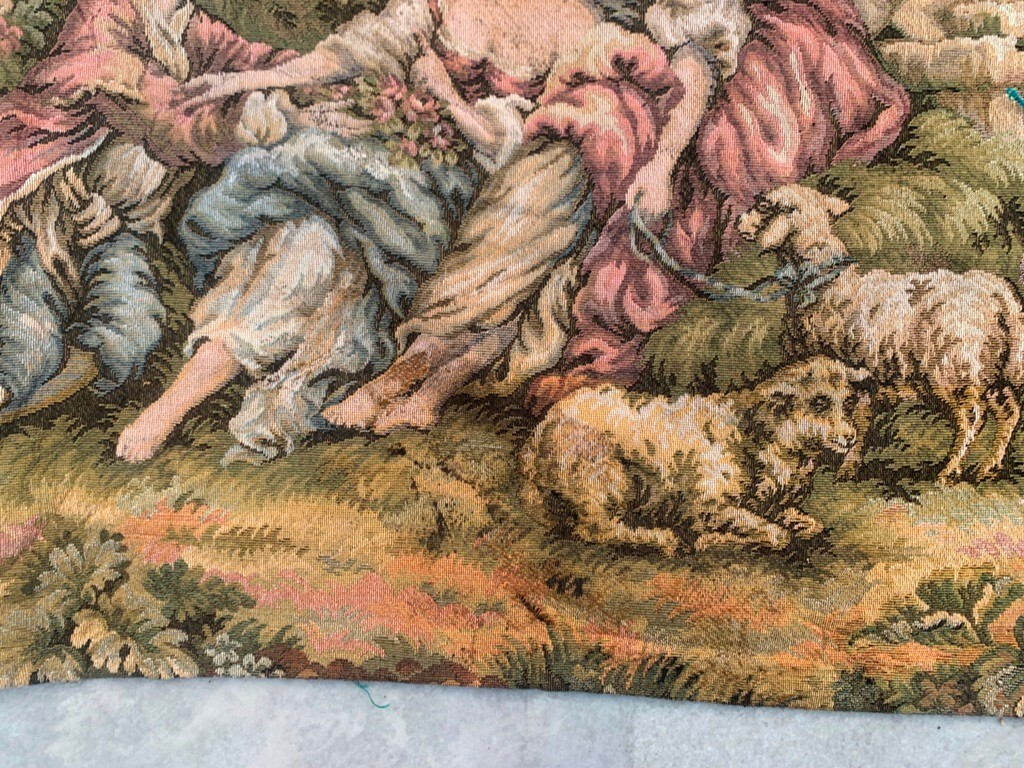Vintage Tapestry, French Tapestry Romantic Pictorial Tapestry Home Decor 2×3 ft