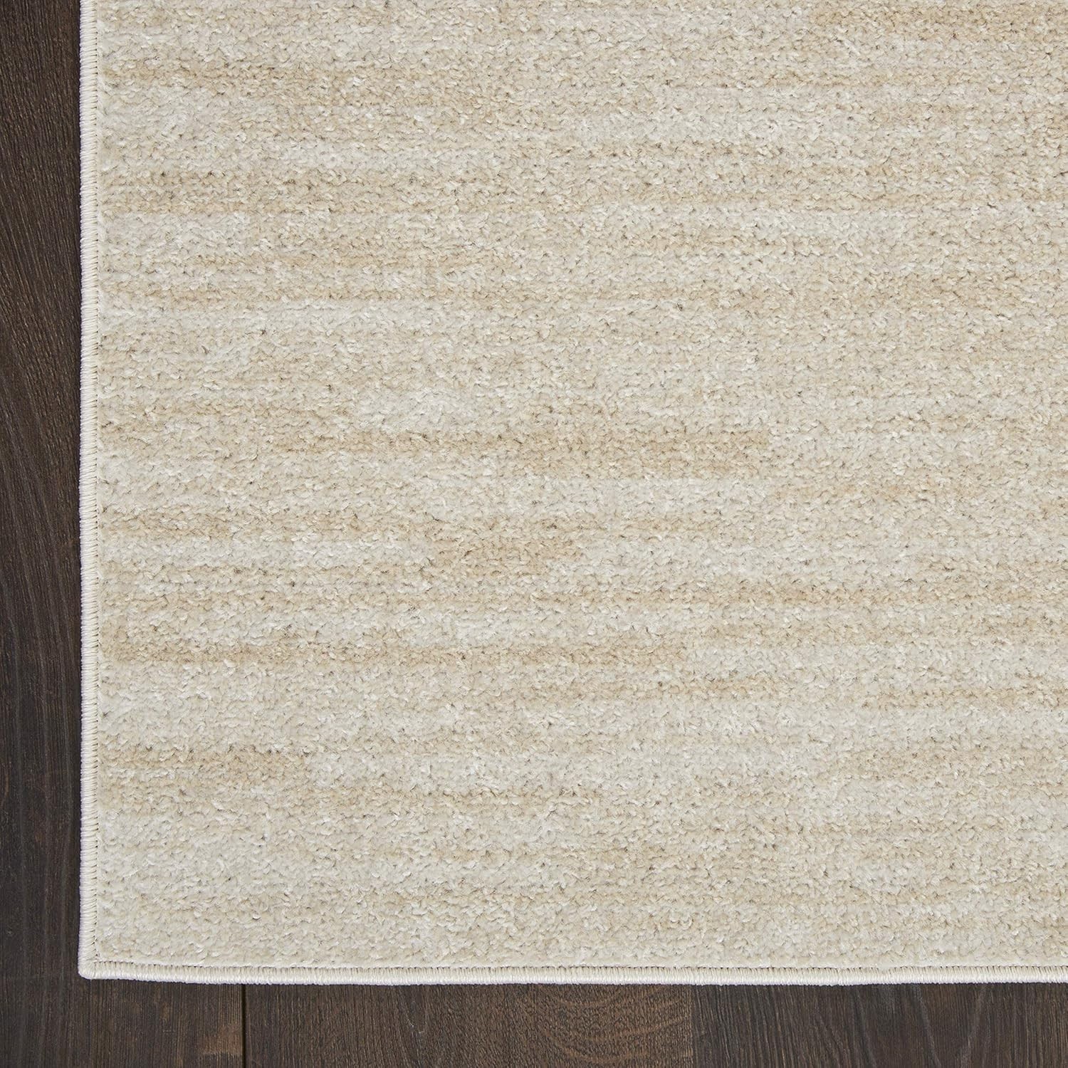 Area Rug 2×6 Runner Ivory Beige Polypropylene Non-Shedding Indoor Outdoor