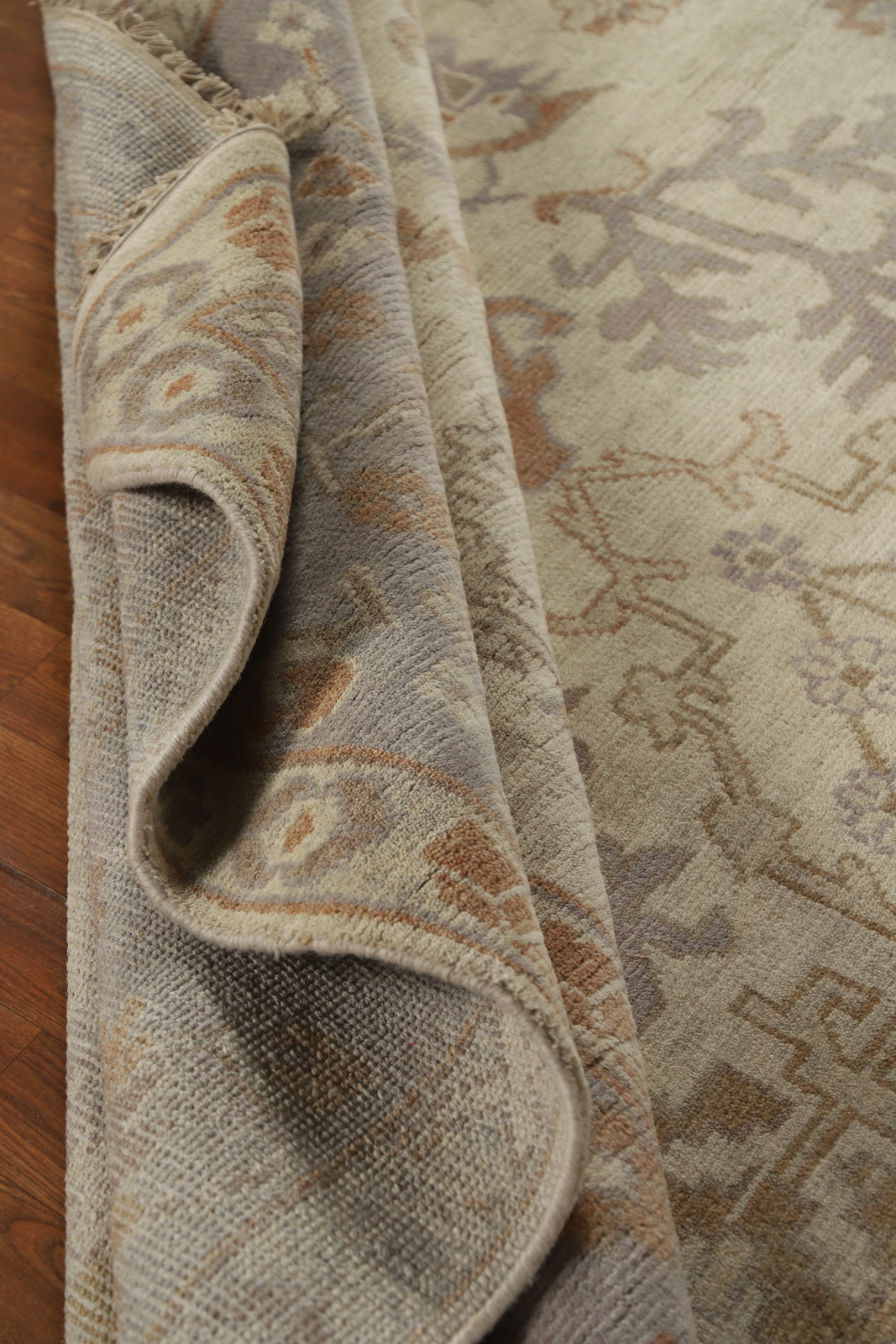 Luxurious Handcrafted Indian Living Room Rug Thick Plush 9×12 ft
