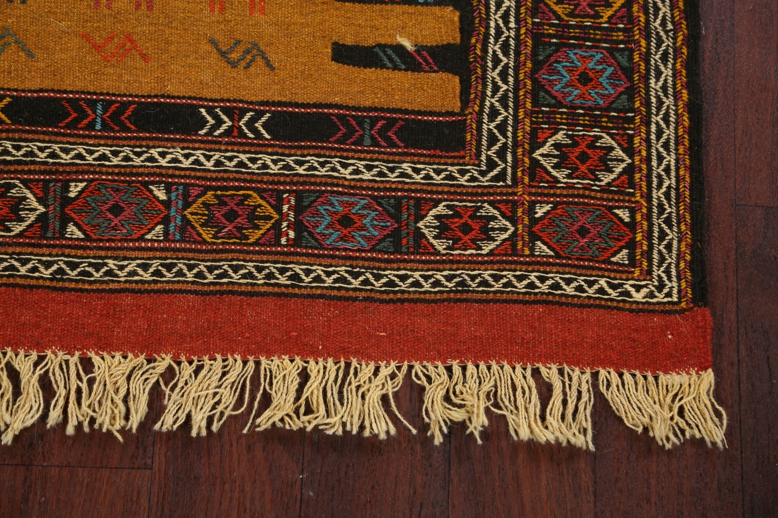 Tribal Geometric Hand-woven Sumak Kilim Area Rug Home Decor Oriental Carpet 3×6