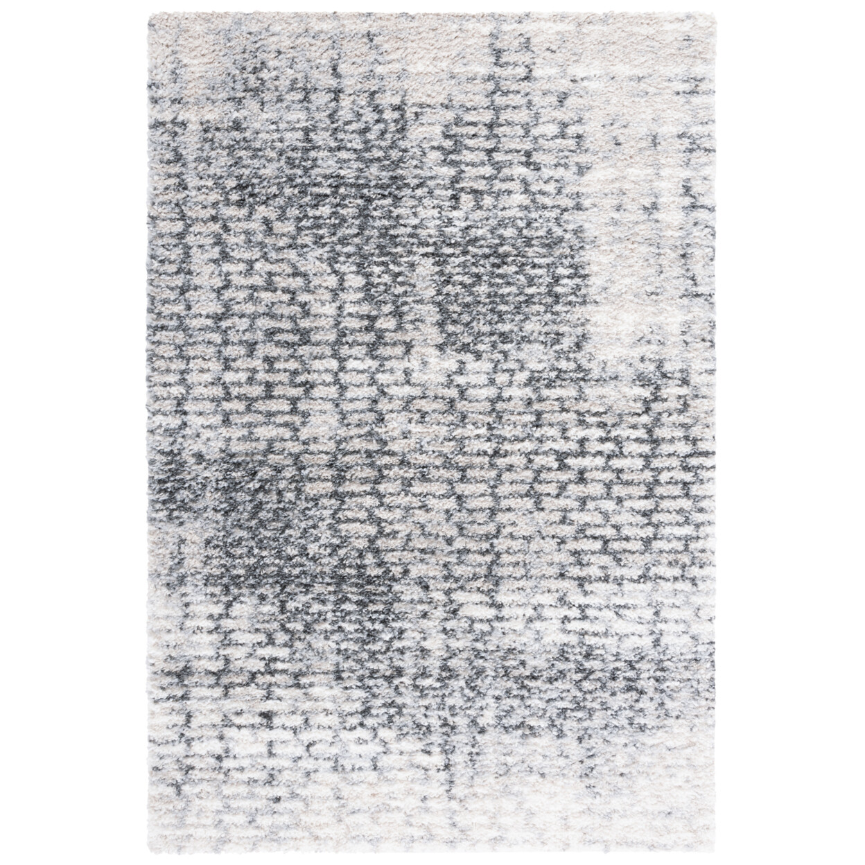 SAFAVIEH Berber Shag BER418H Charcoal / Grey Rug