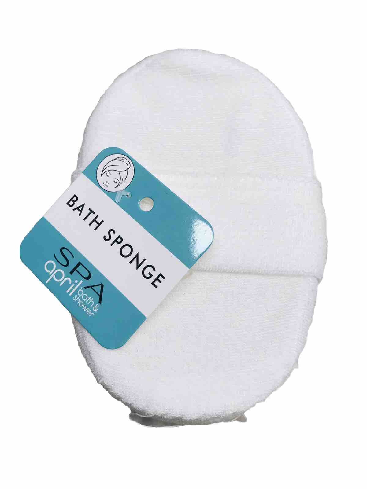 Spa April Bath/Shower Checkered Multicolored Bath Oval Sponge