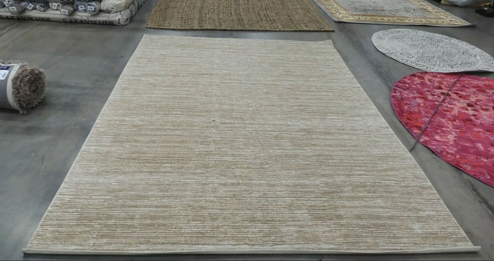 CREME 8′ X 10′ Stained Rug, Reduced Price 1172611780 VSN606F-8