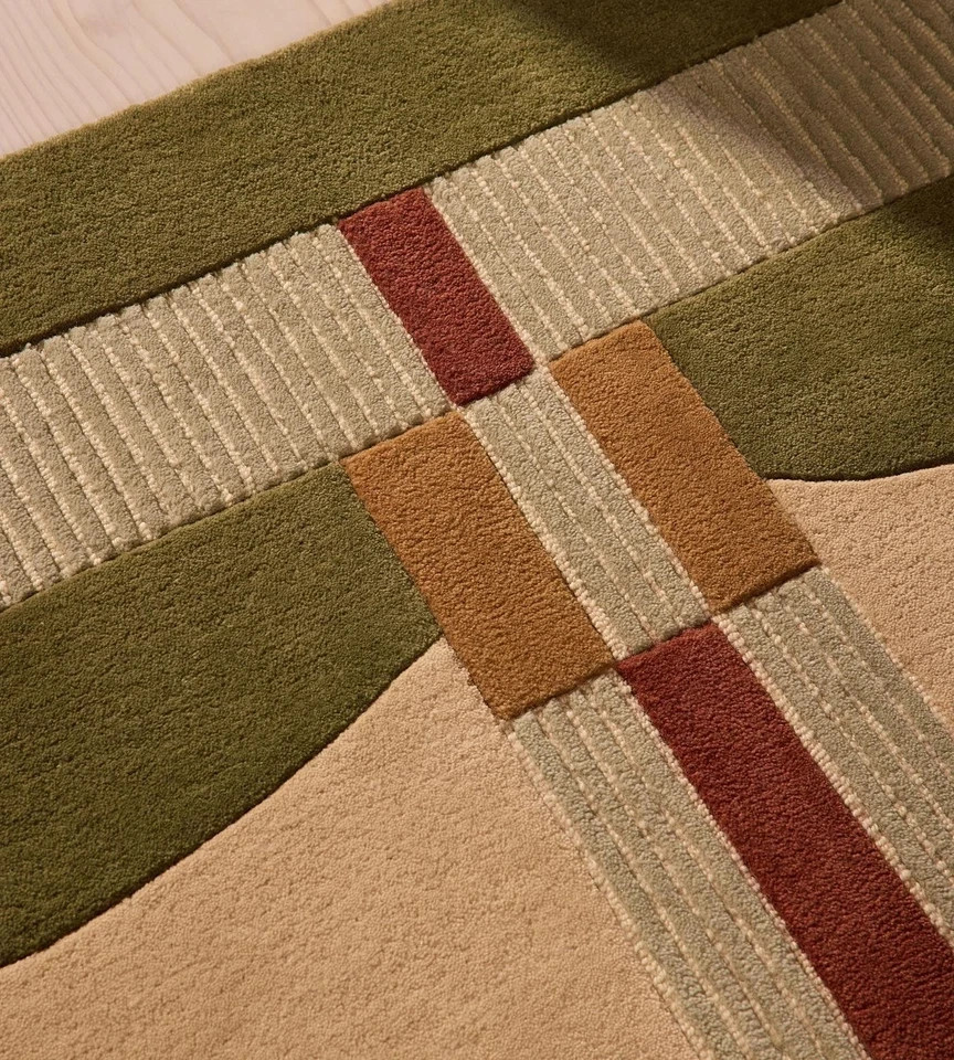 Hand-Tufted Wool Rug 8×10 9×12 ft – Soho Home Adamson Rug Handmade Area Rug