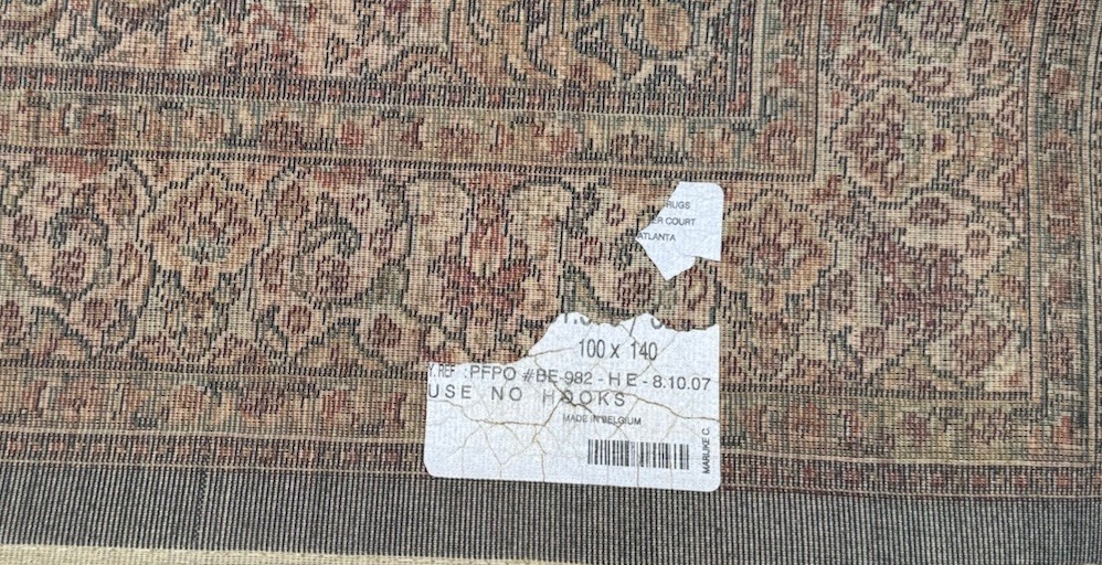 Traditional Oriental Medallion Area Rug 3.3+4.7 ‘Carpet Runner Mat Belgium