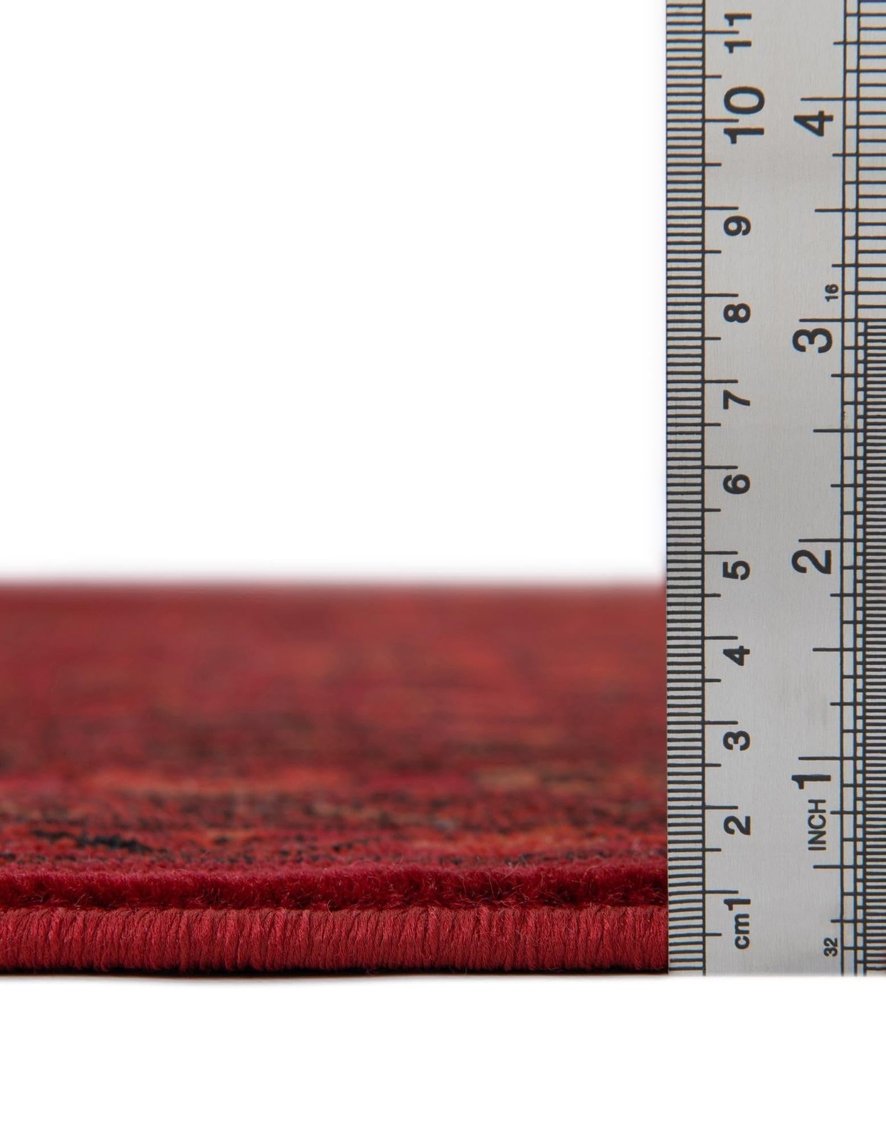 Tekke Collection Over-Dyed Saturated Traditional Torkaman Area Rug (5′ 0 x 8’…