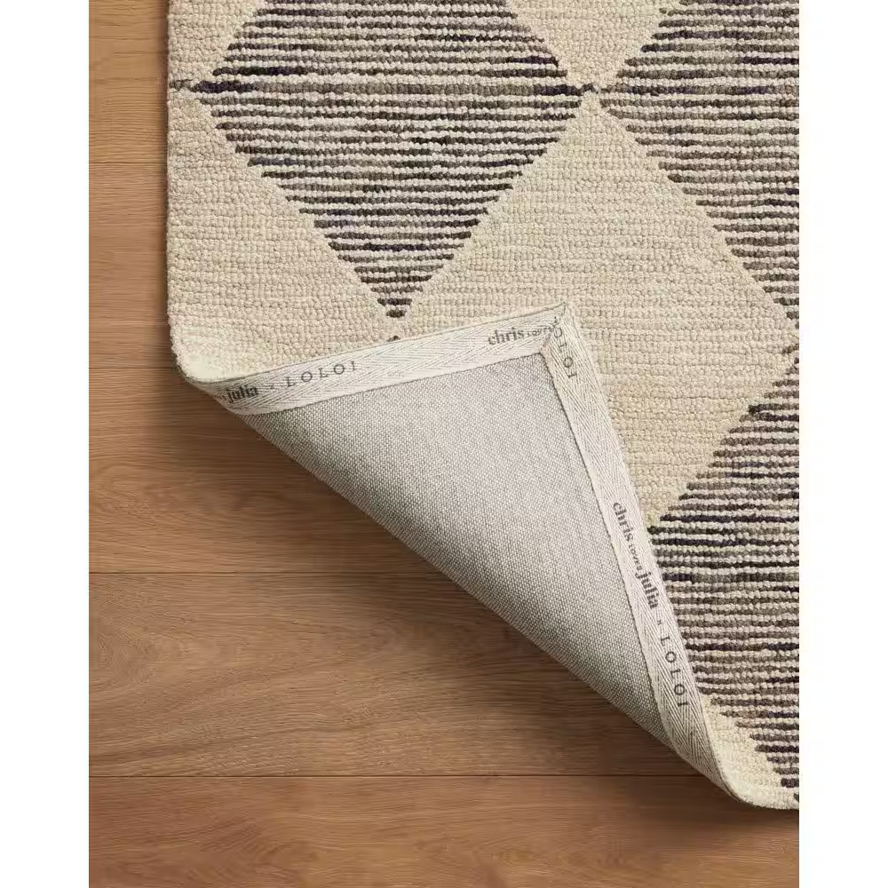 Chris Love Julia Francis Beige/Charcoal 7 Ft. 9 In. X 9 Ft. 9 In. Contemporary A