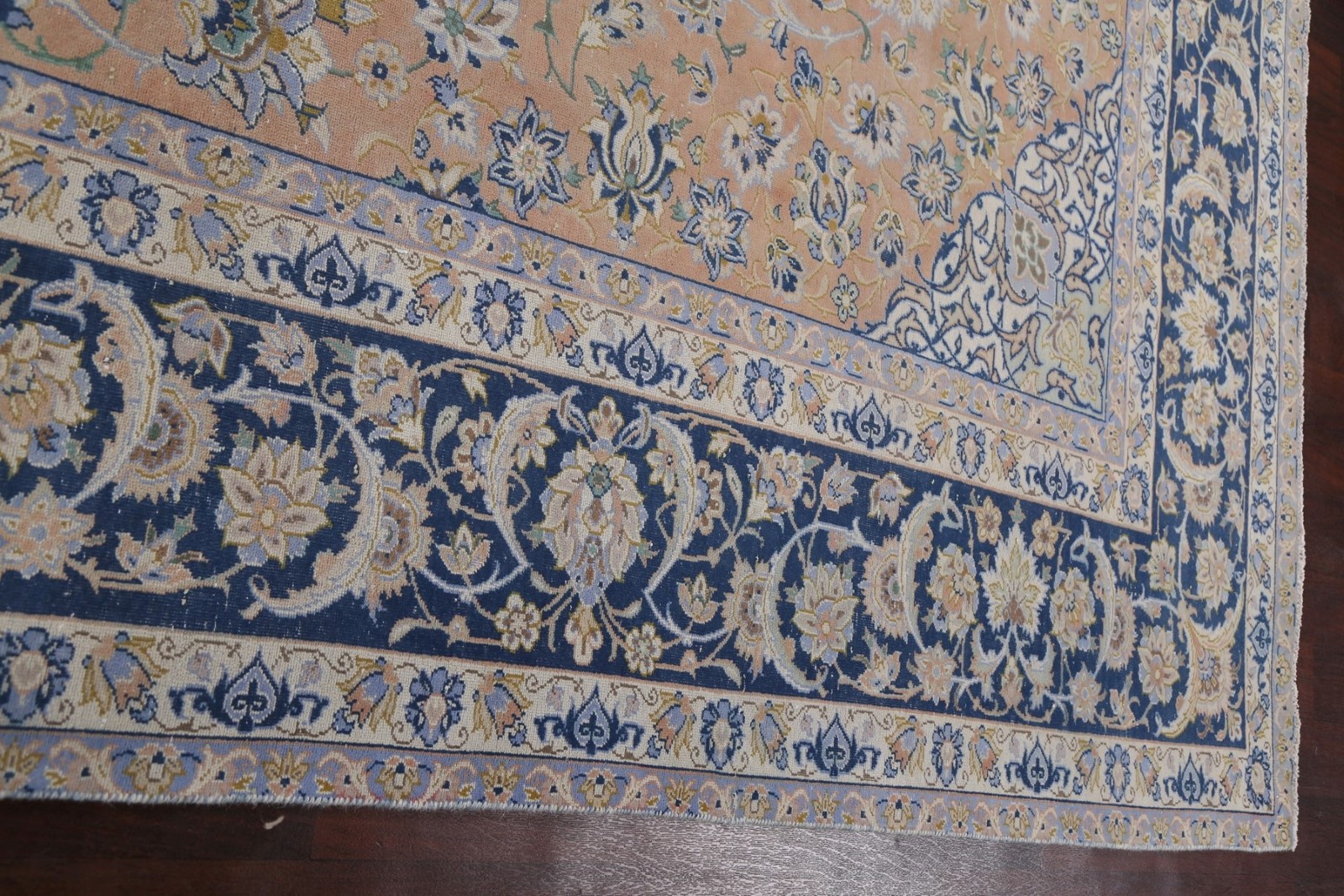 Muted Distressed Traditional Style Living Room Rug 10×13 ft Hand-knotted Wool
