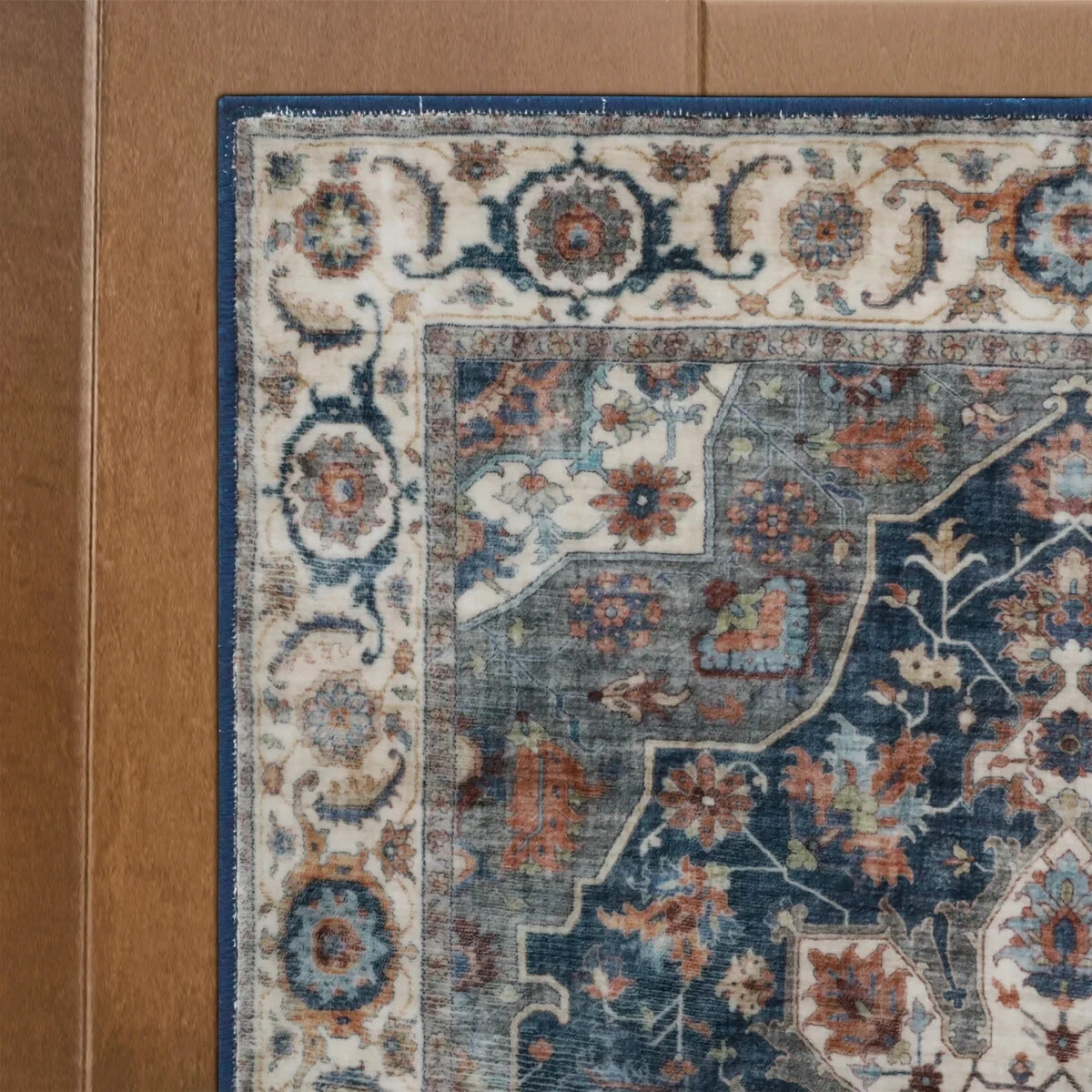 Wyatt & Ash Machine Washable Indoor Area Rug, Beatrice 5ft 3in x 7ft 5in
