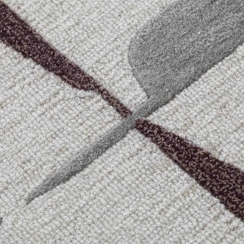 Hand Tufted Wool And Viscose Rug Color As Photo Handmade