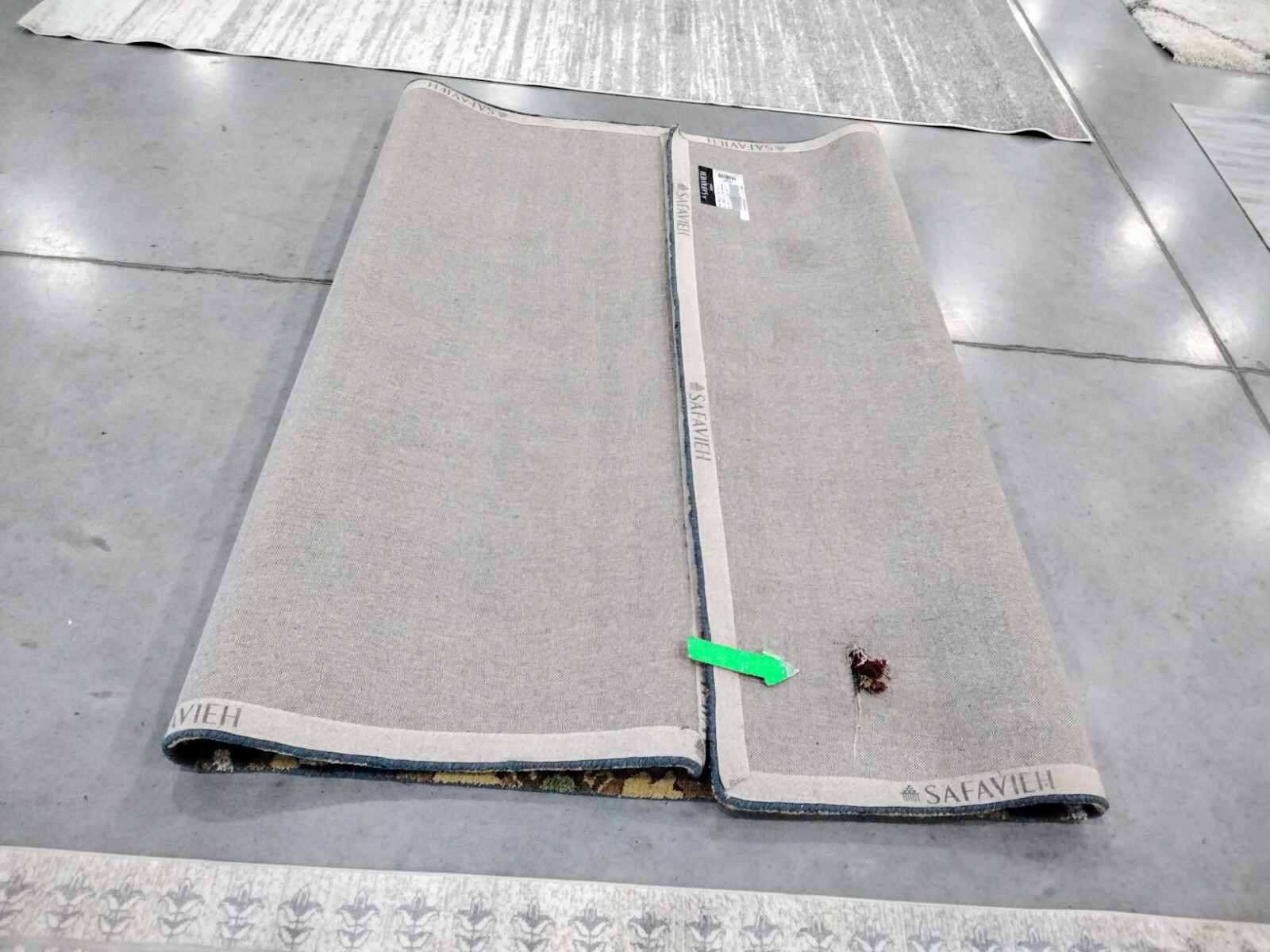 CAMEL / BLUE 6′ X 9′ Hole in Rug, Reduced Price 1172743314 HG653A-6
