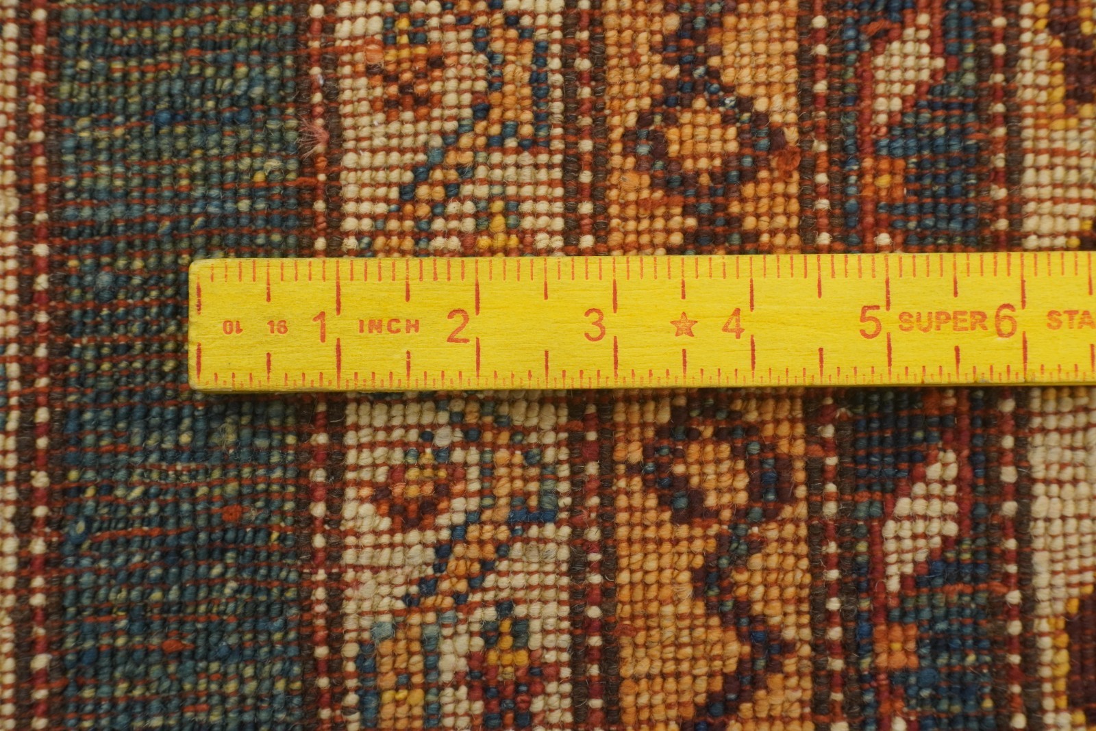 3×5 ft Red Afghan Hand Knotted Oriental Area Rug