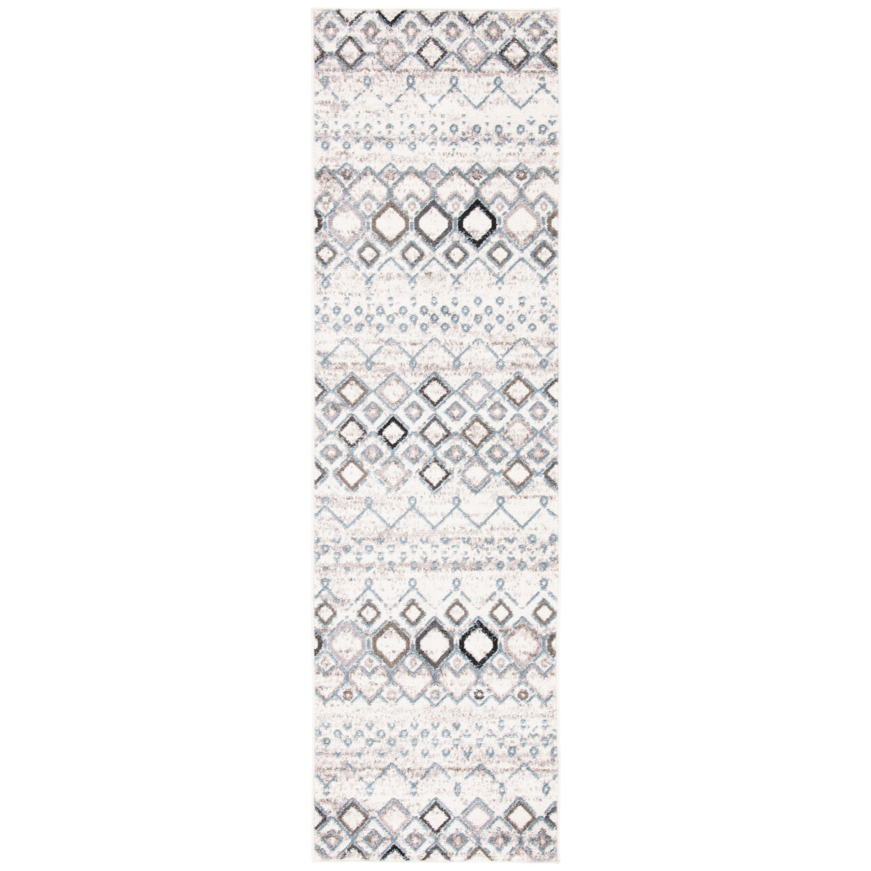 SAFAVIEH Amsterdam Collection AMS108A Ivory / Grey Rug