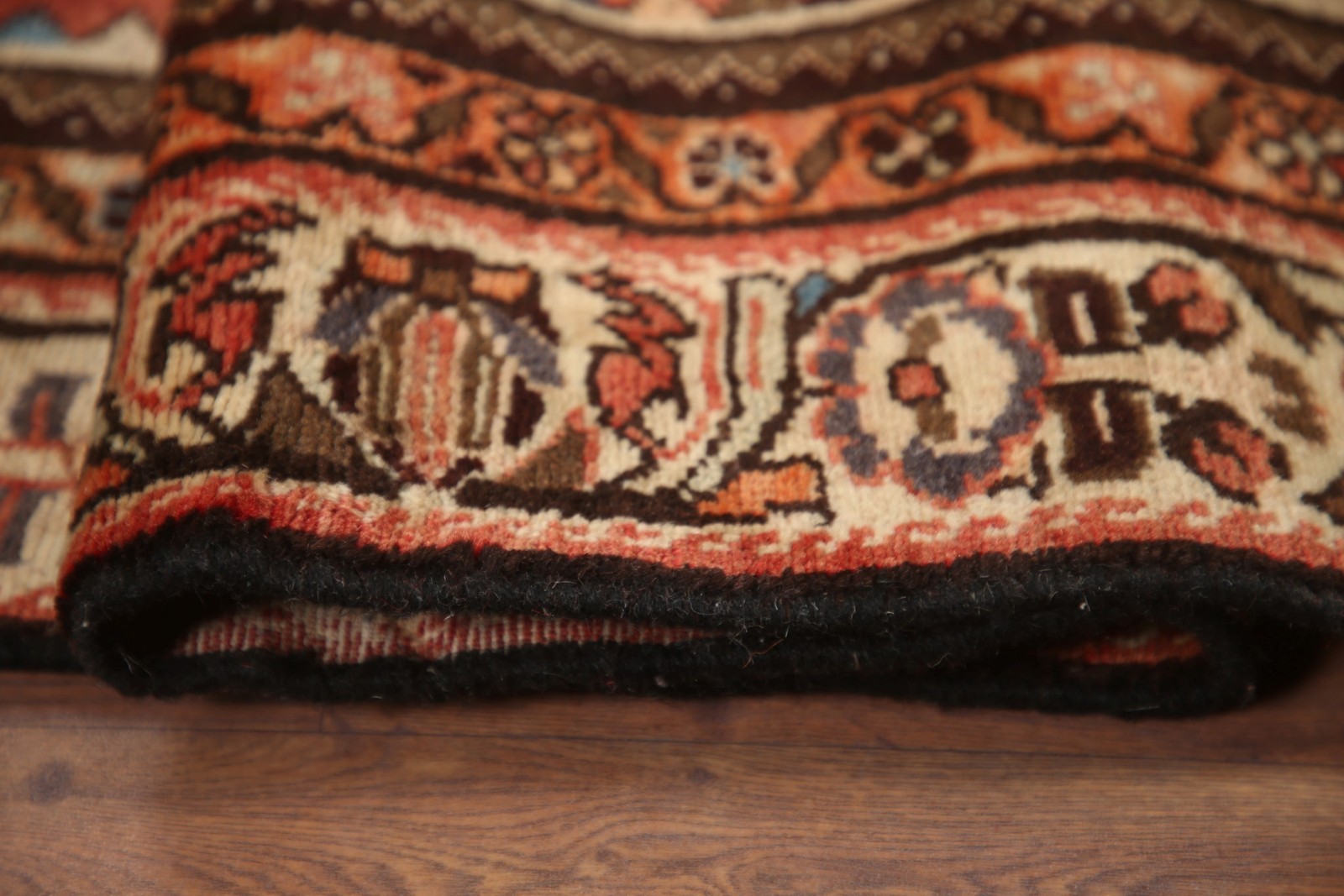 Floral Bird Design Living Room Rug 5×11 Wool Hand-knotted Classic Vintage Carpet