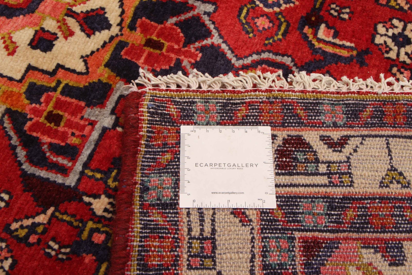 Vintage 3’7″ x 5’2″ Traditional Hand Knotted Vegetable Dye Wool Area Rug