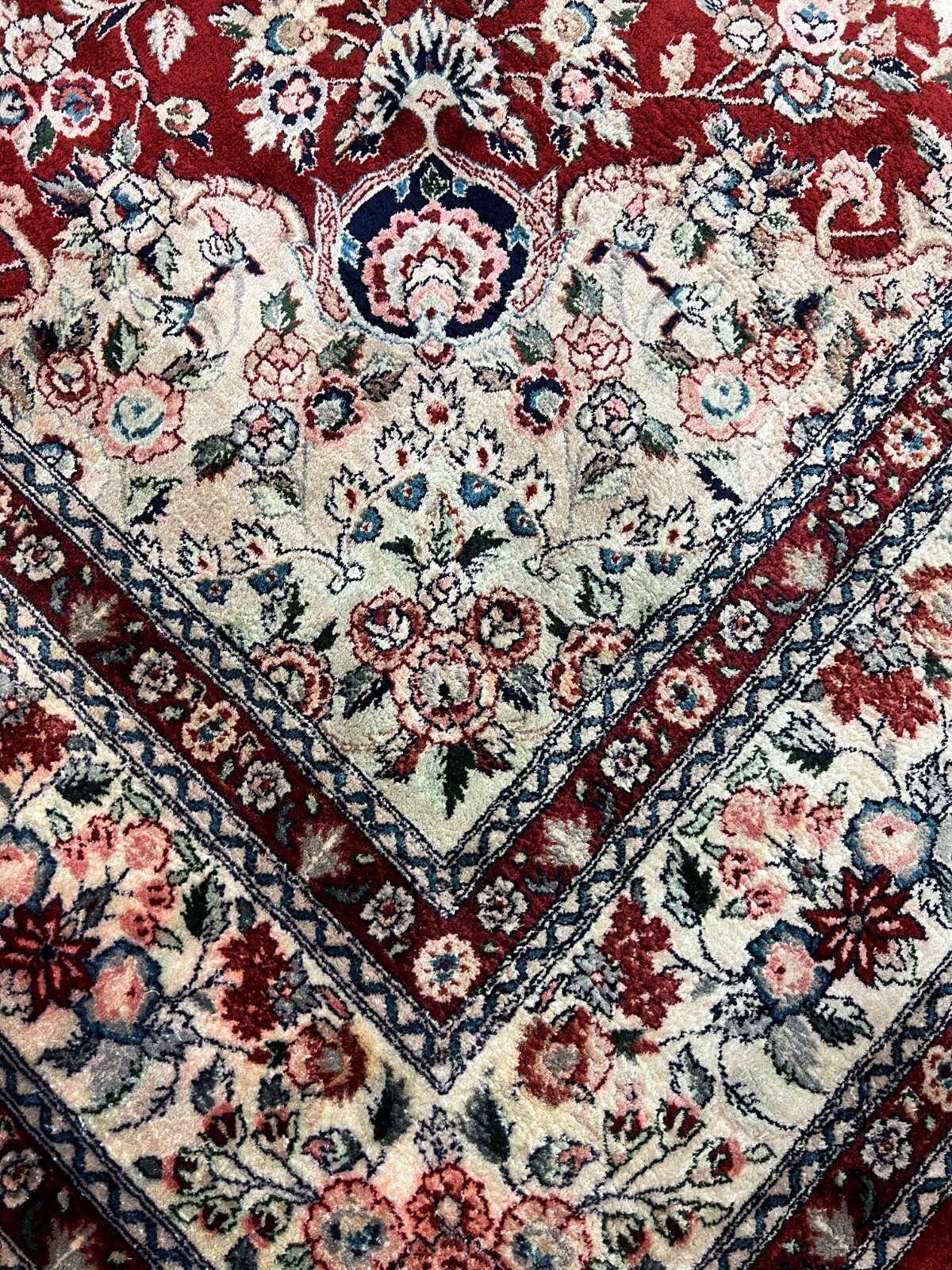 9′ x 12′ Chinese Oriental Rug – 300 Line – Full Pile – Hand Made – 100% Silk