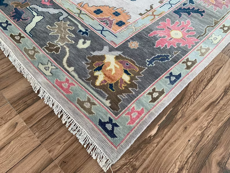 8×10 Oushak Rug Contemporary Living Room Area Rug 4×6,8×10,9×12,10×14,12×15,