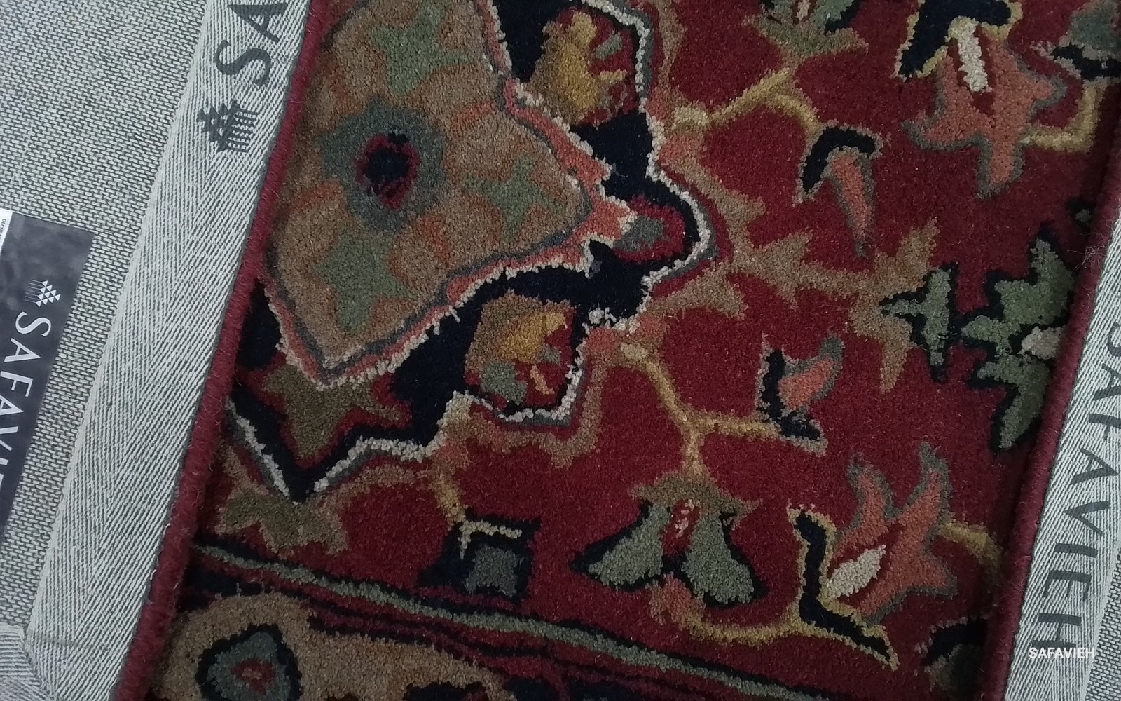 RED 2′-3″ x 12′-0″ Back Stain Rug, Reduced Price 1172797102 HG625A-212