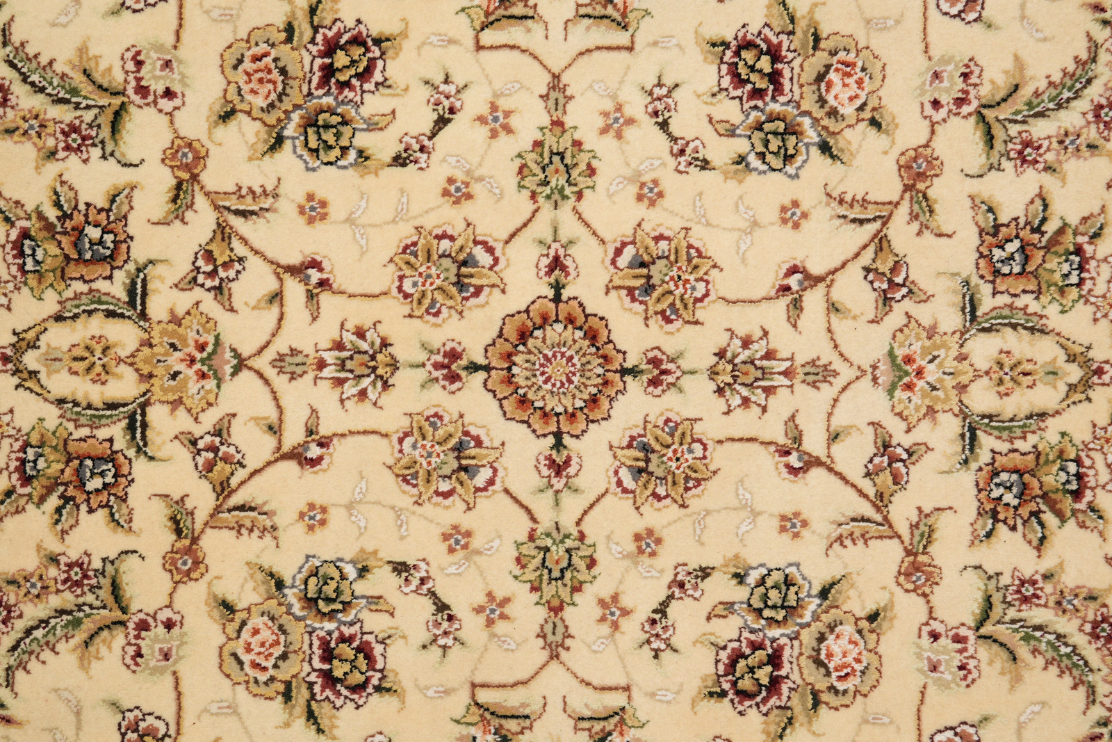 5 x 5 Round Wool and Silk Elegant Rug #F-4215