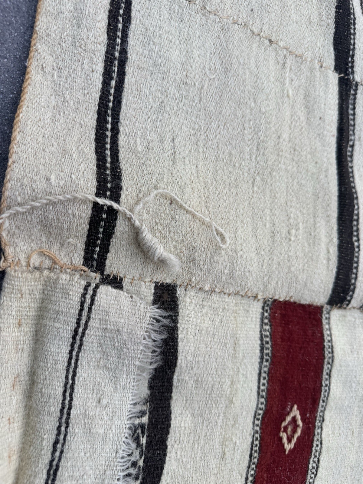 Fulani Blanket,African Blanket,Antique Hand Made Fulani,Wedding Blanket 49”x100”