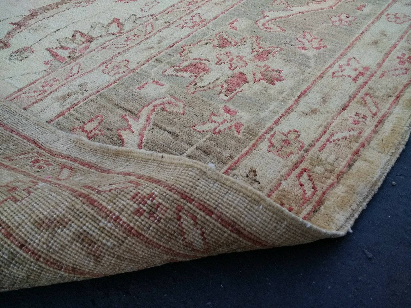 8’1″x9’9″ Pakistani Peshawar Chobi Rug carpet,Handmade,Veg Dye,100% Wool 8×10