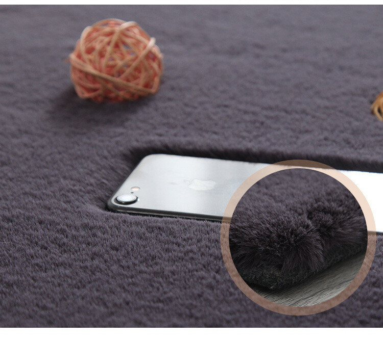 Bedroom Carpet Blanket Rabbit Hair Imitation Living Room Sofa Plush Floor Mat