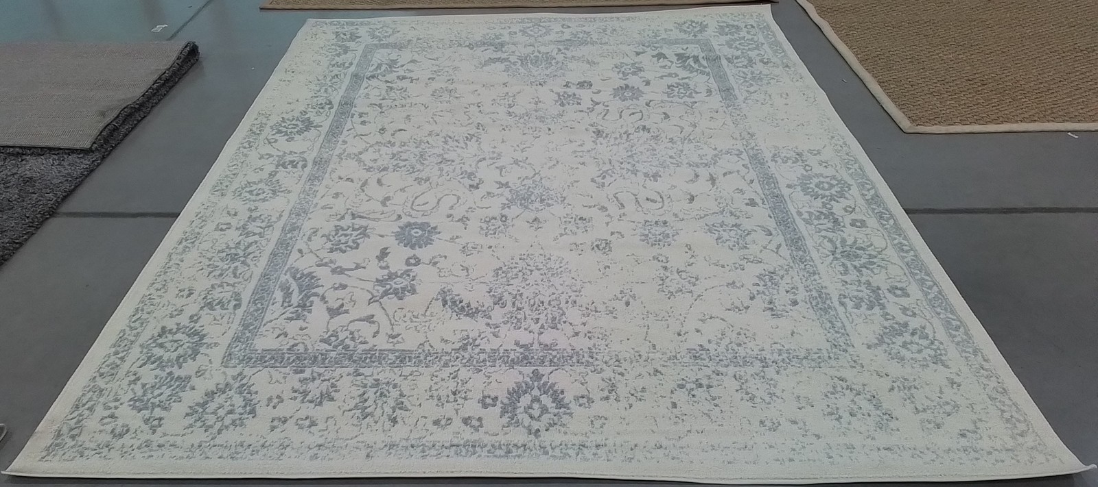 IVORY / SLATE 8′-0″ x 10′-0″ Back Stain Rug, Reduced Price 1172795829 ADR109S-8