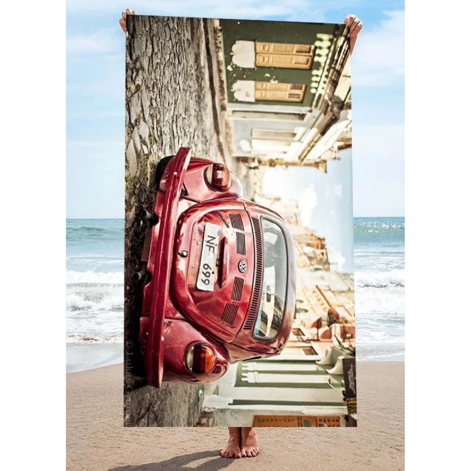 Beach Towel, Unique Custom Gift, Photo Name Towel, Adult Custom Towel, Personal