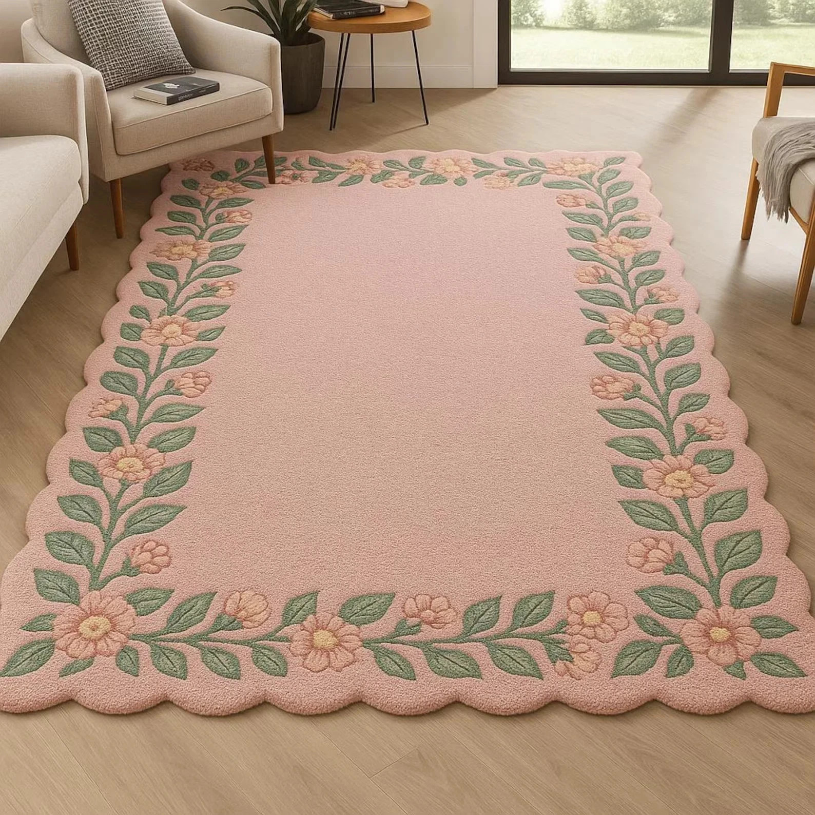 Traditional Modern Hand-Tufted Collection | 100% Wool Capitola Design & Colore
