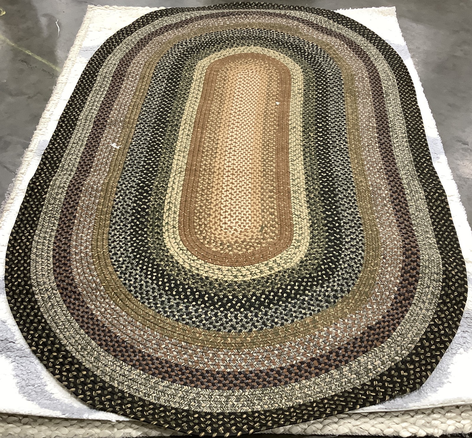 MULTI 5′-0″ x 8′-0″ Broken Thread Rug, Reduced Price 1172684444 BRD308A-5OV