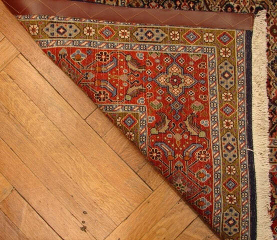 7′ x 7′ Ivory Mahii Tabriiz Rug 15021