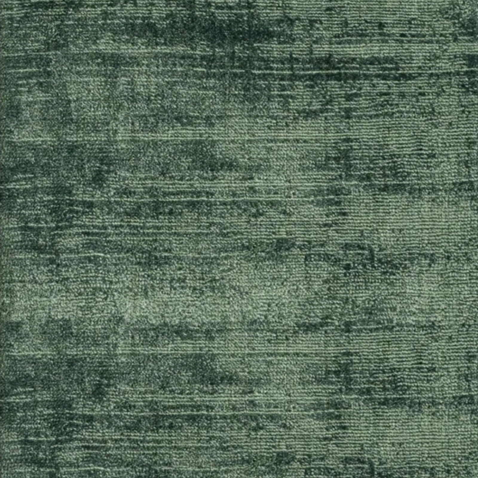 Hand Loomed Carpet Dark Green Viscose Area Rug, Hand Knotted Art Silk Rug