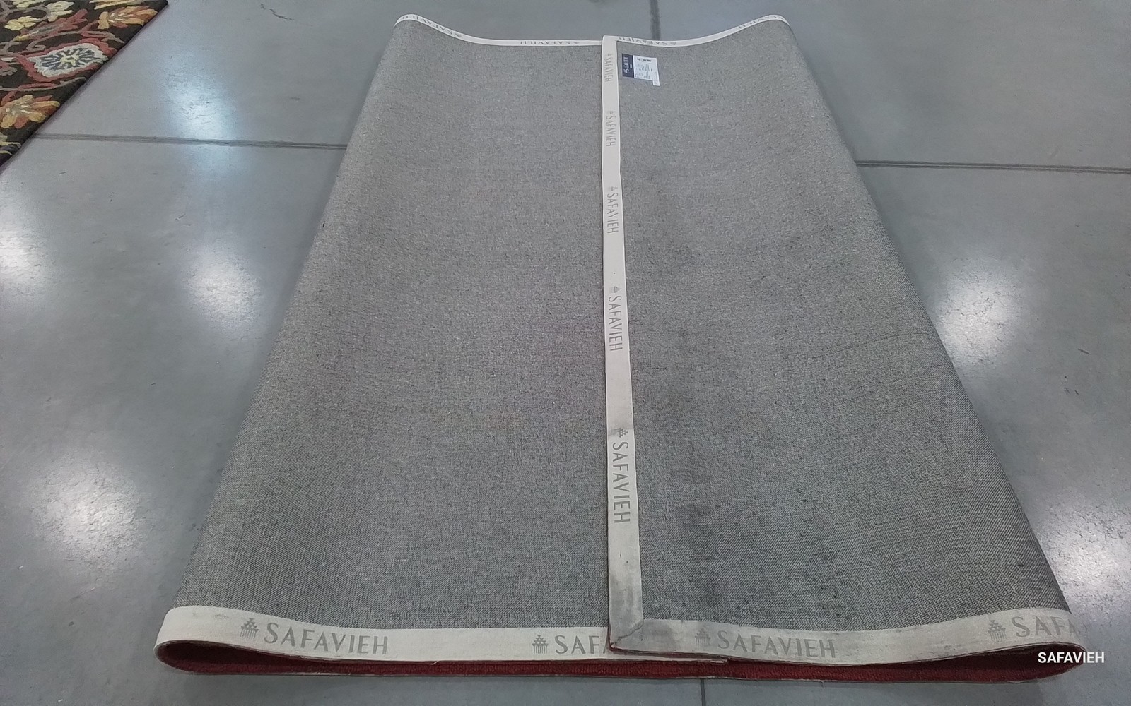 BURGUNDY / IVORY 8′-0″ x 10′-0″ Back Stain Rug, Reduced Price 1172805465 HK78B-8