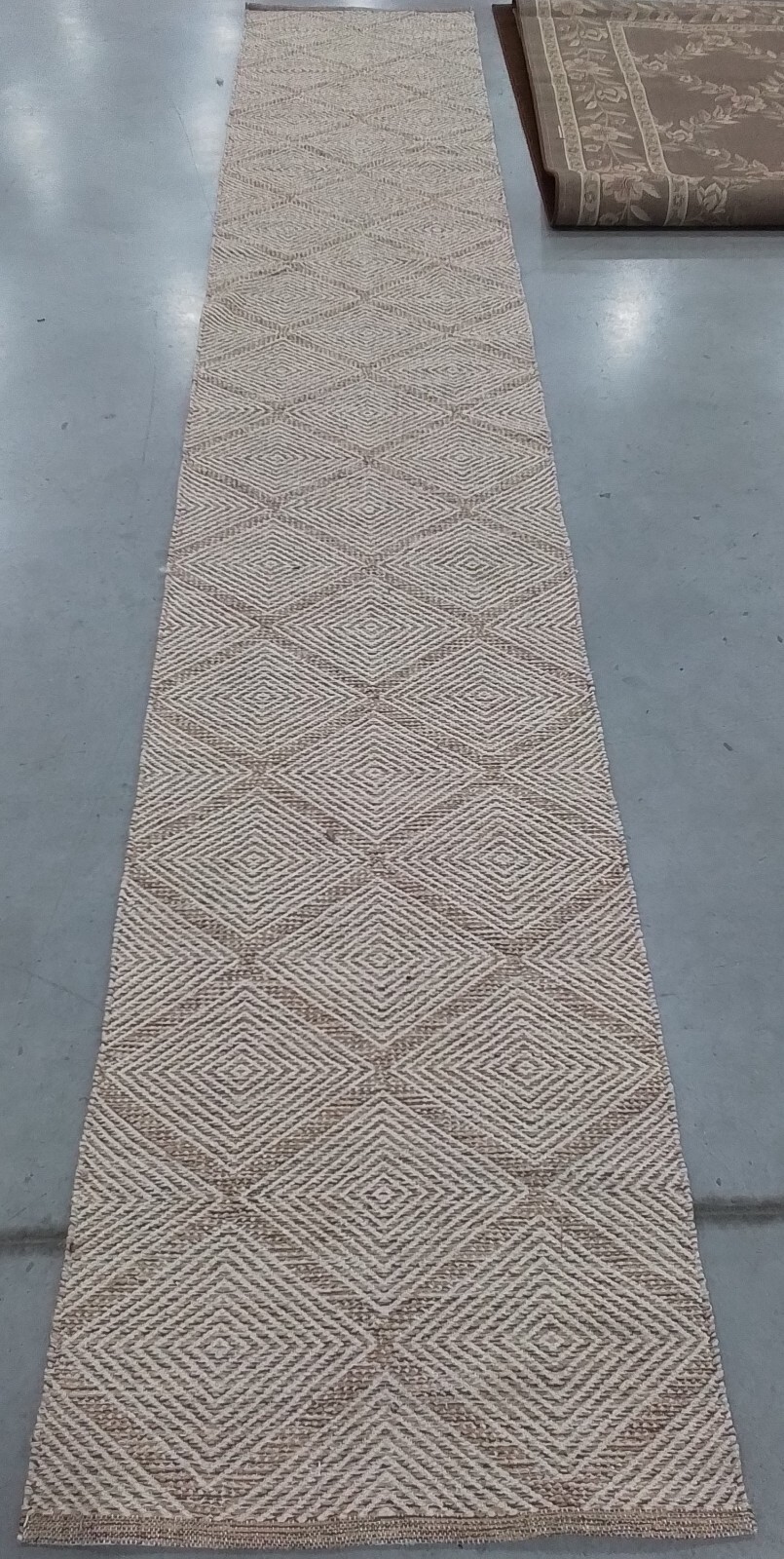 BEIGE 2′-3″ x 13′-0″ Back Stain Rug, Reduced Price 1172766782 MTK821E-213