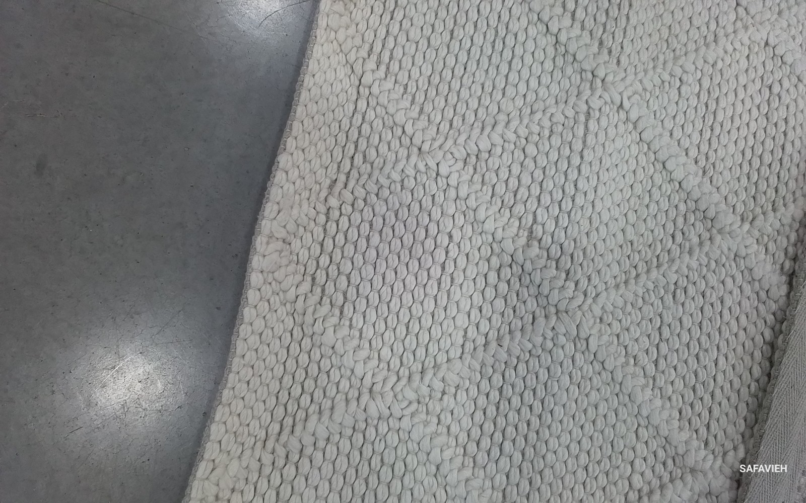 IVORY / IVORY 4′-0″ x 6′-0″ Back Stain Rug, Reduced Price 1172778863 NAT310A-4