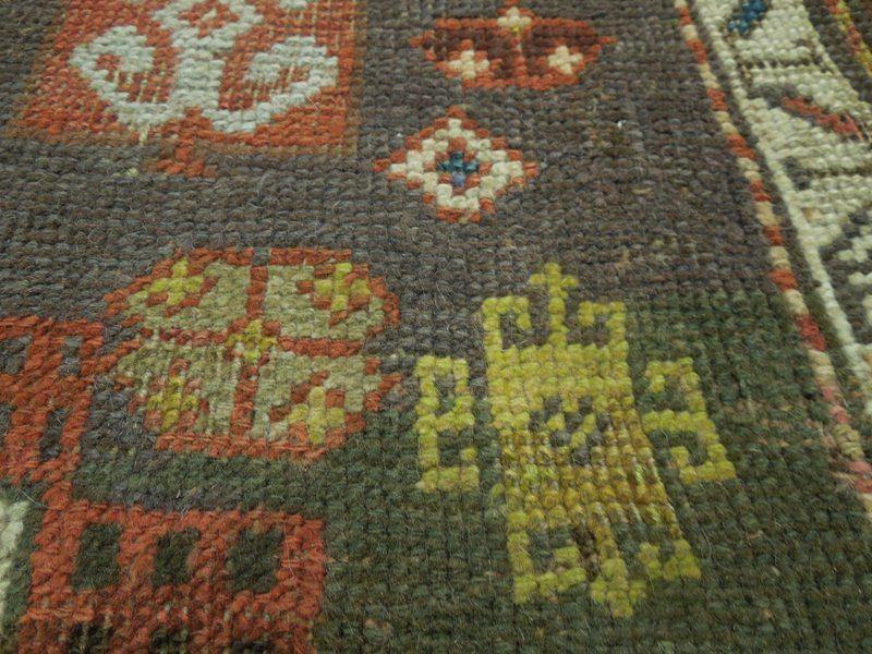 5×9′ Brown Russian Kazak Runner 17016