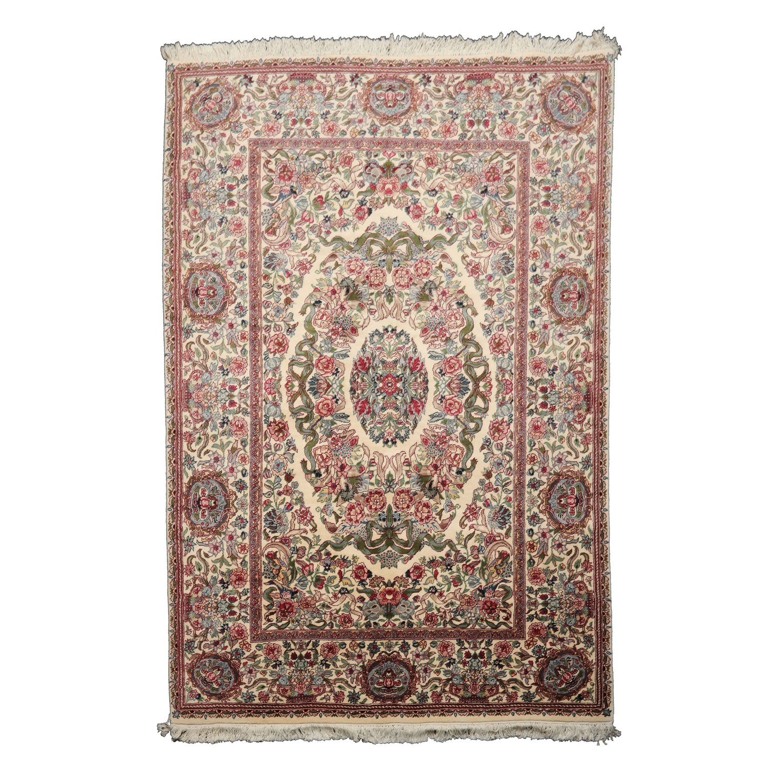 6×9 Hand Knotted New Zealand Wool French Aubusson Savonnerie Plush Pile Rug