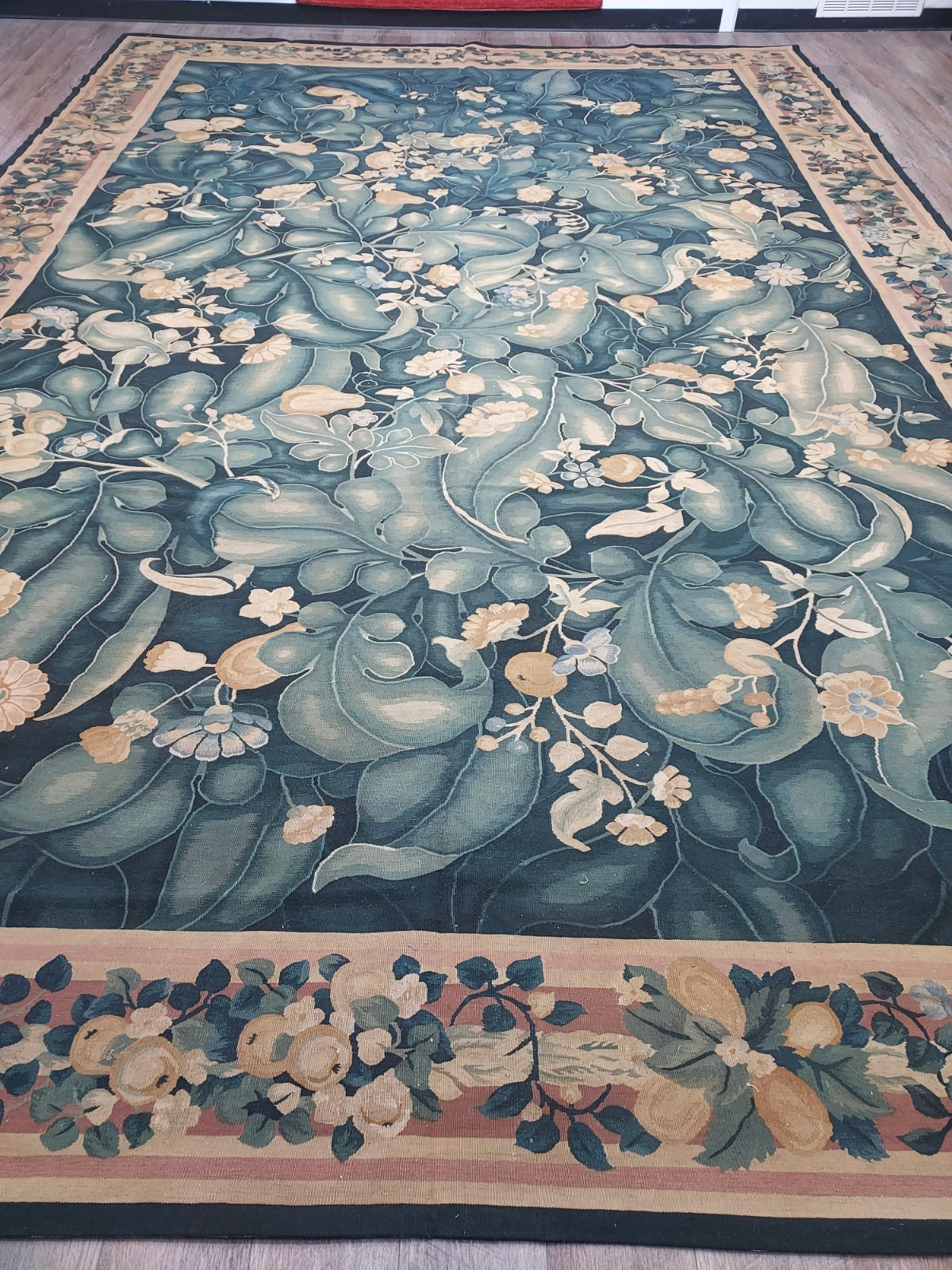 French Chinese Tapestry Hand Made Super Fine Rug 11.5×17.5 Ft