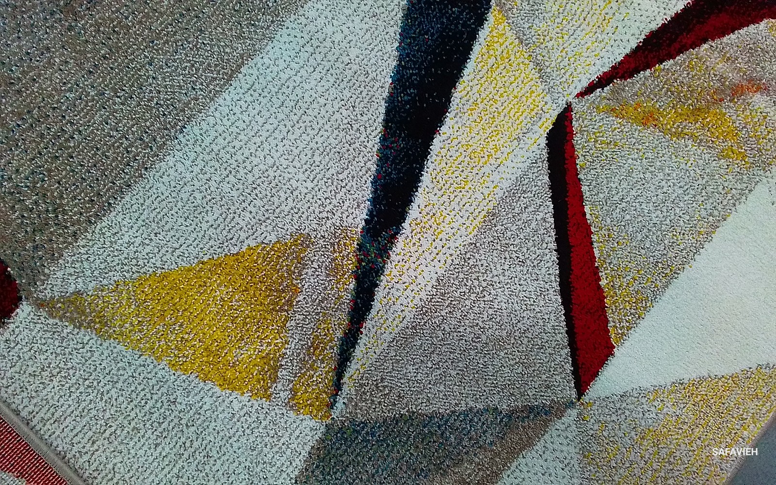 LGREY / ORANGE 5′-3″ x 7′-6″ Back Stain Rug, Reduced Price 1172805257 PRL6940F-5
