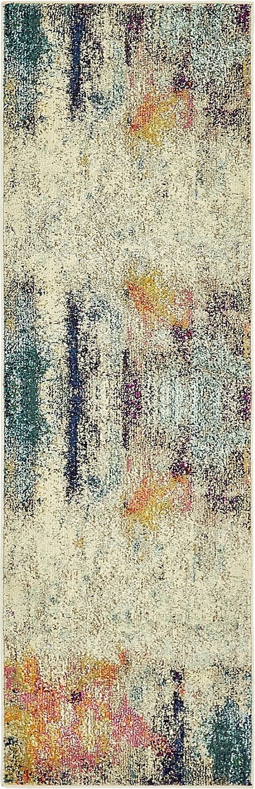 Chromatic Collection Modern Colorful & Vibrant Abstract Area Rug For Any Home…