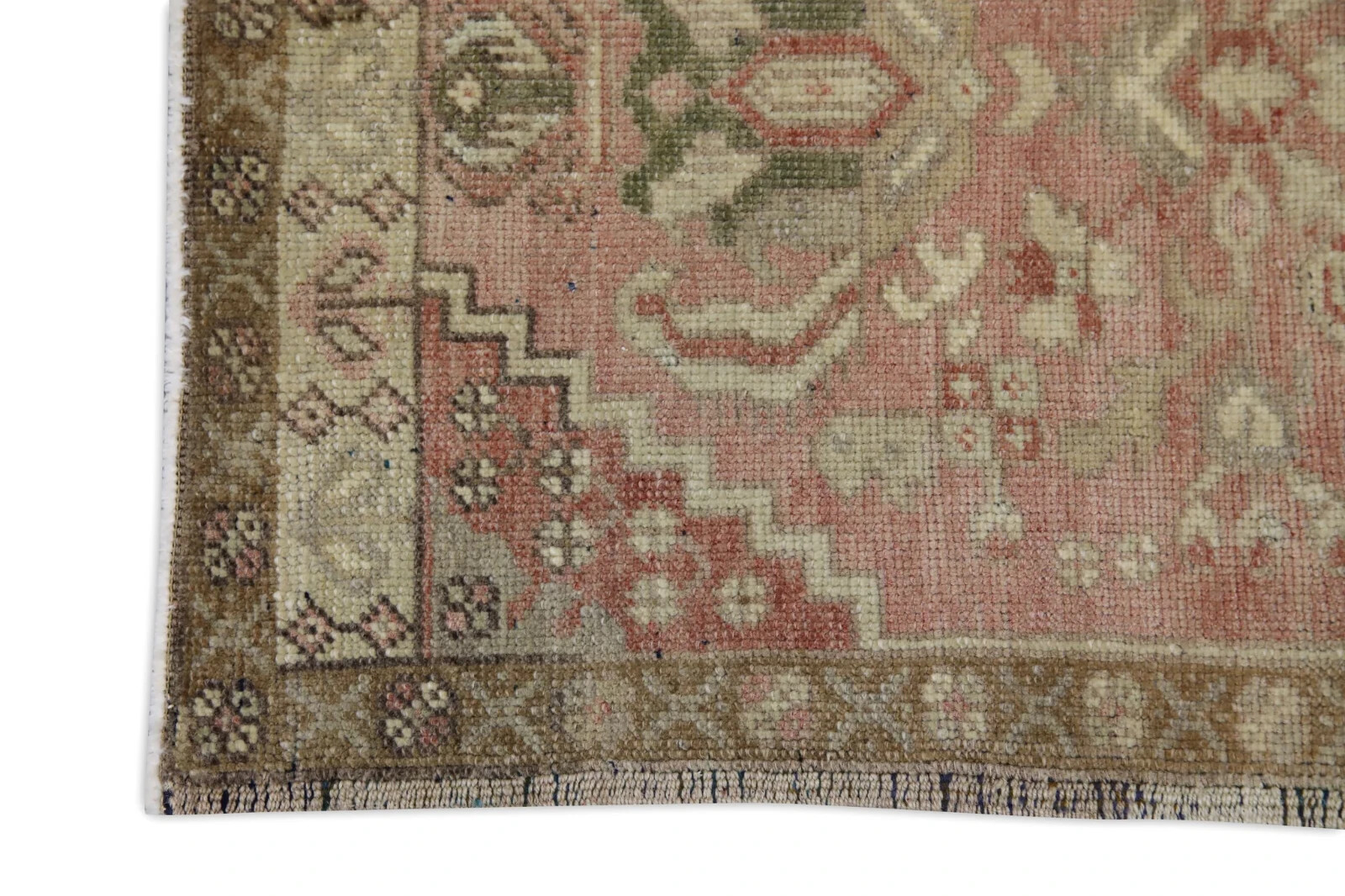 Oriental Hand Knotted Vintage Turkish Mini Rug 1’8″ x 3’1″ #9111