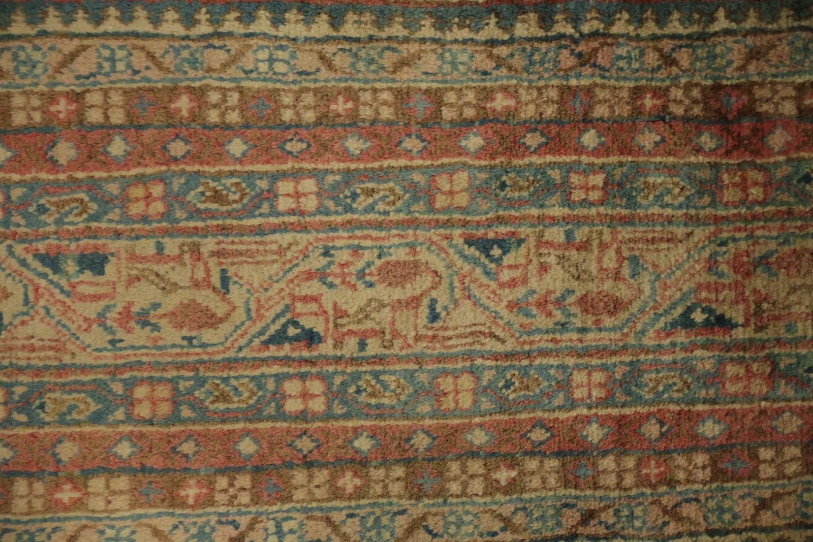 Traditional Wool Area Rug 7×10 Ft Handmade Oriental Carpet Tribal Geometric Rug