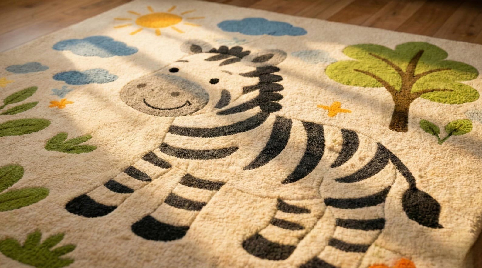 Handmade Rug | Retro Wool Rug | Wool Rugs | Living Room Rug | Tufted A490