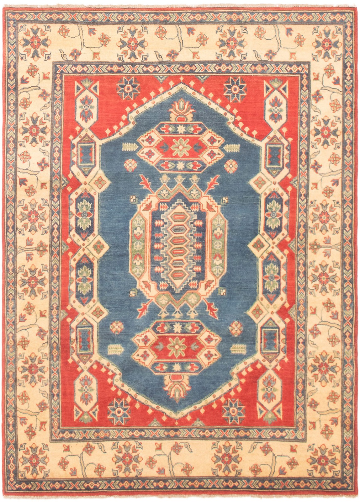 4’9″ x 6’10” Hand Knotted Area Rug Traditional Oriental Wool Carpet