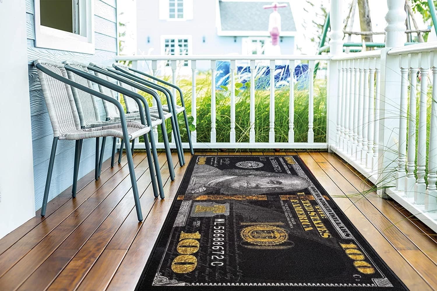 Cool Money Rugs 100 Dollar Bill Area Rug 31.5″ x 78.7″