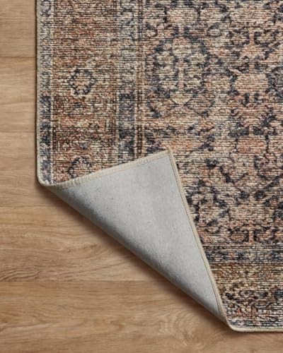 Billie Collection 96X76 Salmon Area Rug Vintage Design For Living Room And More